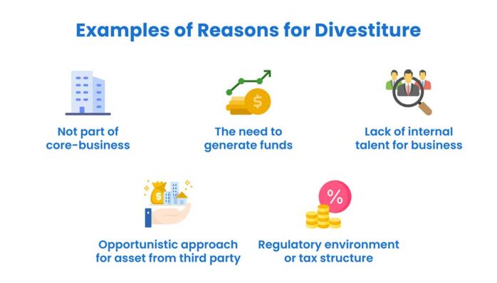 divestitures reasons