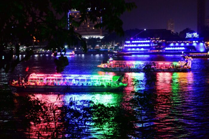 Nighttime on the Nile